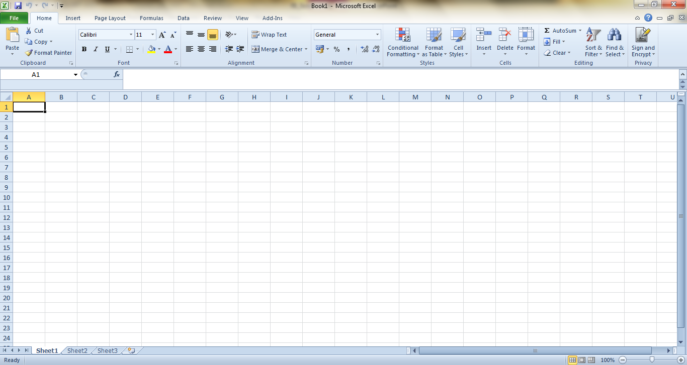 1.2 Excel 2010 1.2.1 A Interface do Excel 2010 No Excel 2010, você deve ver