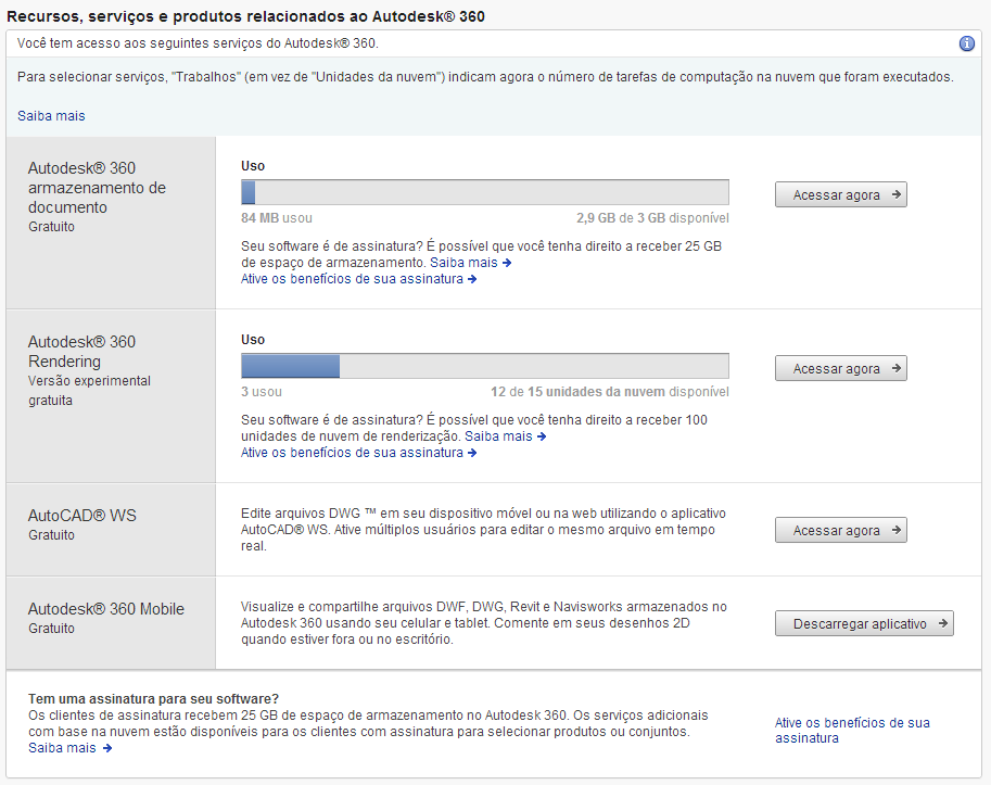 Vamos conhecer a página: No canto esquerdo superior é exibido o seu nome e acesso para fazer Logout e acessar os detalhes da sua conta: Você pode editar o seu Perfil e as Informações da sua conta: