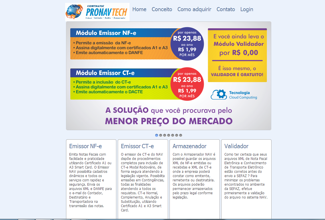 ACESSANDO O PRONAVTECH Para acessar o PRONAVTECH deve-se ter um computador conectado a Internet e utilizar um dos seguintes browsers para navegação: