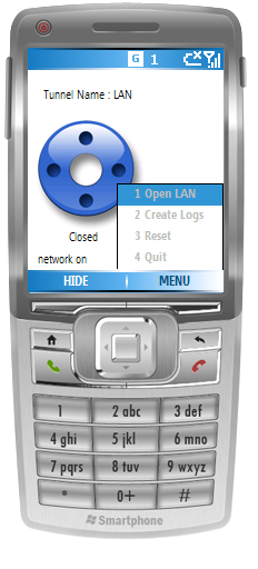 Navegando a Interface Utilizador 4.2 24 Ícone System Tray A interface utilizador VPN Mobile pode ser iniciada através de um único clique no ícone da aplicação na bandeja do sistema.