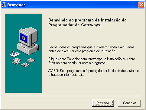 Software GWPROG O software GWPROG é utilizado para fazer uma comunicação com o gateway, onde temos algumas informações