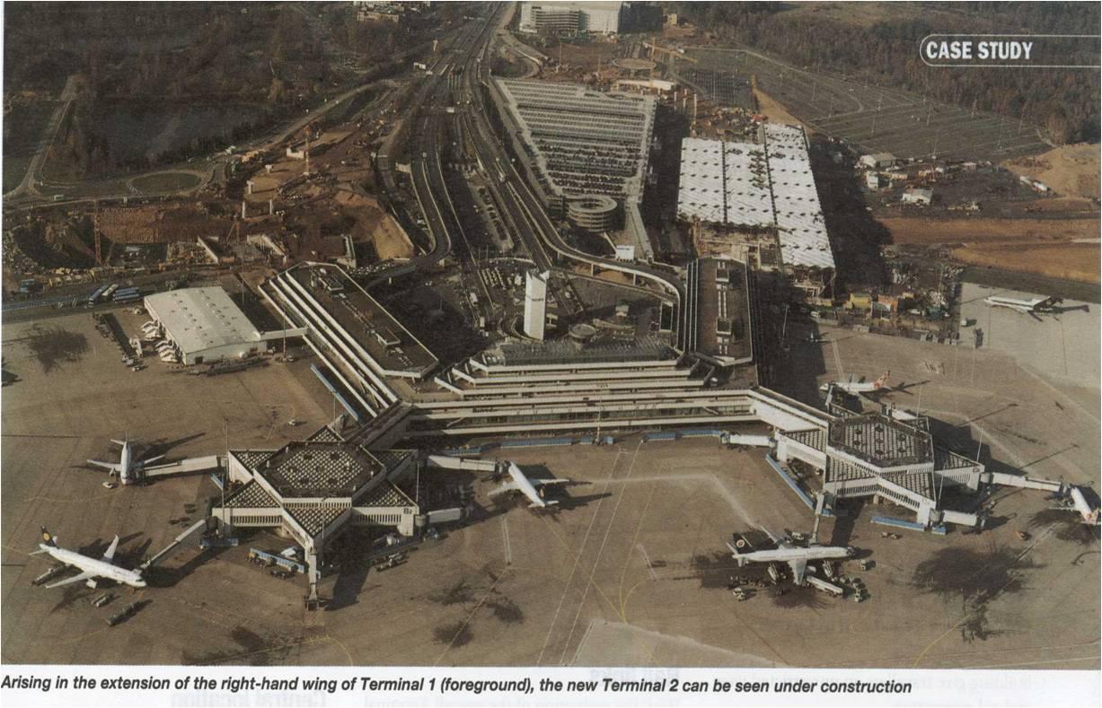 Para construção do NOVO Terminal 2 Para construção da ampliação do Terminal 1 Aeroporto