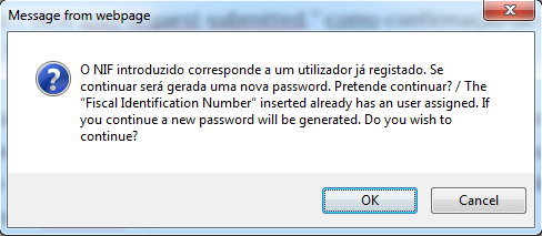 Sugere-se que sejam guardados pelo requerente, printscreens do formulário preenchido e da mensagem de confirmação de submissão, em caso de eventual necessidade de follow-up do pedido junto do