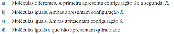 2 3- Quais dos seguintes compostos podem existir na forma quiral? Assinale o carbono assimétrico em cada caso.