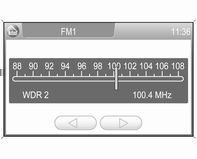Rádio 23 Advertência Há dois menus de banda de frequência FM disponíveis para poder guardar 12 estações de FM nos botões de estações 1...6.