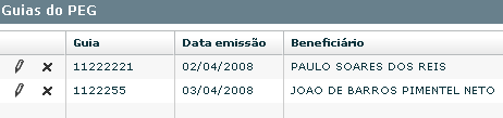 O campo Emissão guia é uma informação repassada pelo prestador de serviço. As guias devem vir com esse campo preenchido, pois é campo obrigatório.