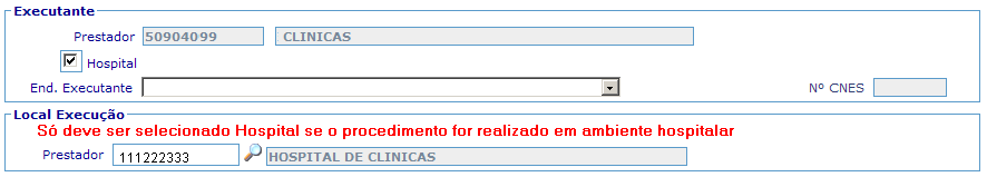 Data da Slicitaçã: A data de slicitaçã será sempre a data atual. Indicaçã Clínica: Incluir a indicaçã para realizaçã d prcediment. Este camp é brigatóri smente para Guias de Internaçã.