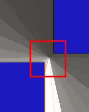 Fundamentos do SOLIDWORKS 19. Os planos de seção que criaram a vista de seção foram deslocados ligeiramente para remover o contato de ponto único que causou um erro de geometria de zero espessura.