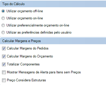 3. No Motor marcar os checkbox conforme necessidade do Parceiro em desenvolvimento. Os padrões já estarão marcados. 4.