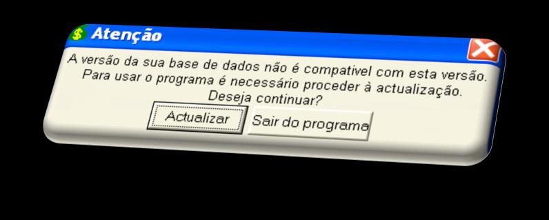 Nota: Caso tenha dúvidas sobre a pasta a usar, saiba que se posicionar o cursor do rato sobre o ícone que geralmente usa para executar o SISTOC, premir o botão direito do rato e escolher a opção