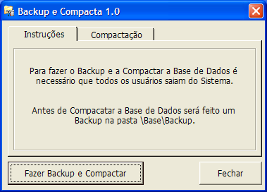 Para isso, veja como fazer backup no item seis (6. Bakcup) deste tutorial. Backup e Compactação o login.