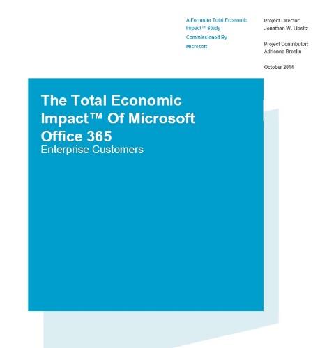 Analista estima retorno em 7 meses para plataforma de produtividade A Forrester Consulting foi contratada pela Microsoft para examinar o potencial retorno sobre o investimento que as empresas podem