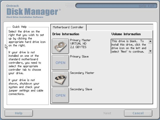 Menus ADD A NEW HARD DISK Um guia passo a passo que mostra como efectuar a instalação física de um disco rígido IDE ou SATA.