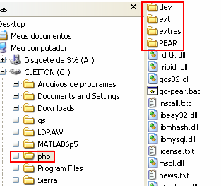 2. PHP 5.2.0 2.1. Download e Instalação 1. Efetue o download do pacote com os arquivos do PHP para Windows, no seguinte endereço: http://www.php.net/downloads.php 2.