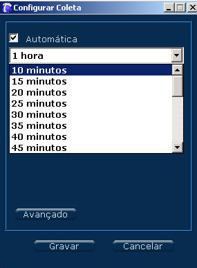 minutos; 2 horas; 2 horas e 30 minutos;3 horas; 3 horas e 30 minutos; 4 horas; 4 horas e 30 minutos; 5 horas ; 5 horas e 30 minutos; 6 horas; 6 horas e 30 minutos; 7 horas; 7 horas e 30