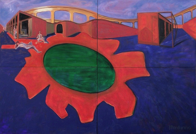 3 1. APRESENTAÇÃO DO SISTEMA O quadríptico intitulado Observação no Tempo, pintado em agosto de 1997, foi o primeiro trabalho em tela baseado nos fundamentos desse tipo de perspectiva.