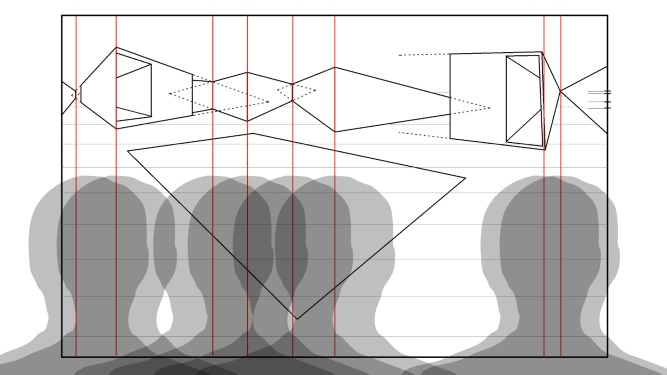 Medições geométricas com o auxílio do computador revelaram as distâncias que o observador havia percorrido lateralmente, comprovando que a imagem tinha sido composta a partir de momentos e locais