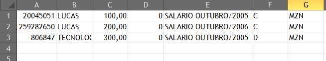 2. Pode também, abrir o ficheiro CSV e clicar no menu Ficheiro e em seguida Save as ou Guardar Como. No campo Nome de ficheiro insere-se o nome do ficheiro, sucedido pela extensão txt.