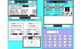 A versão windows 1.0 O Windows 1 foi construído sobre o MS-DOS e seu funcionamento se apoiava bastante nas entradas inseridas nas linhas de comando do sistema.