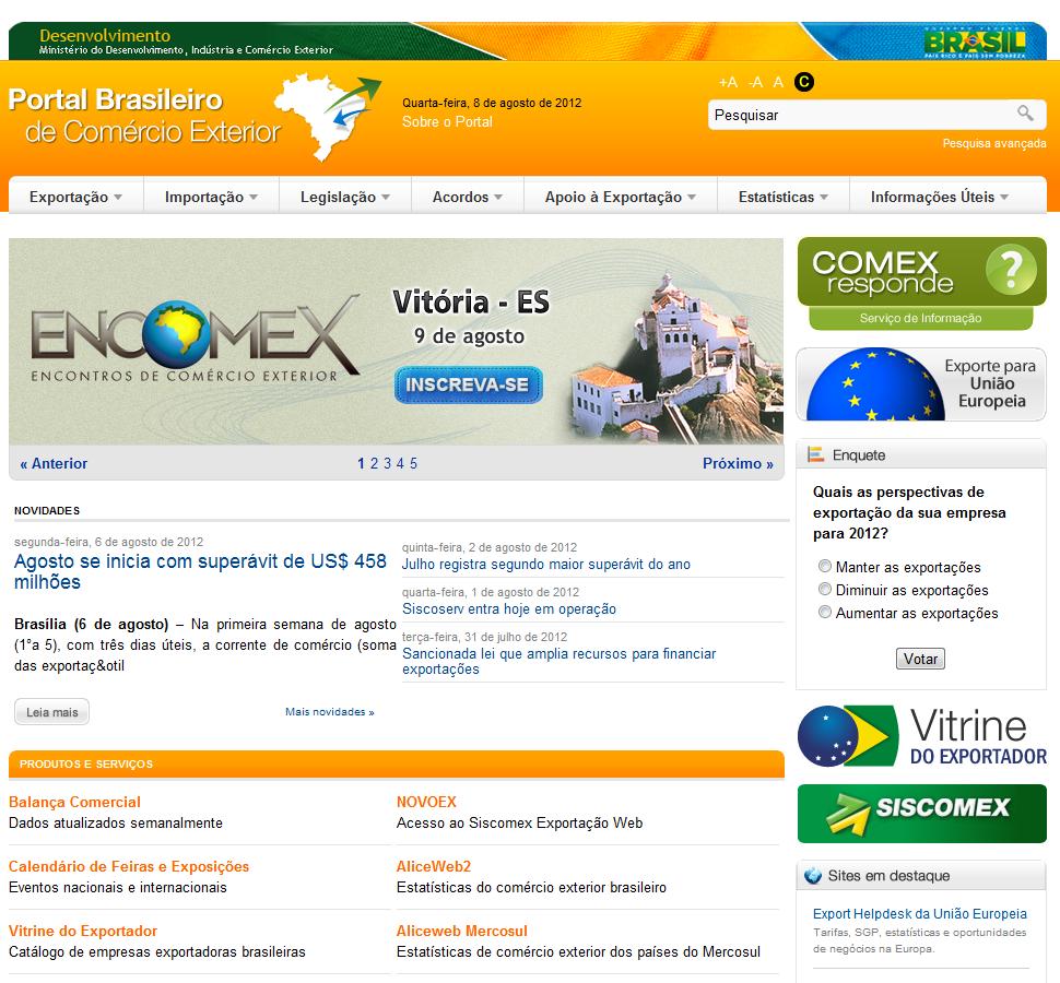 COMÉRCIO EXTERIOR BRASILEIRO MAIO 2011 Portal