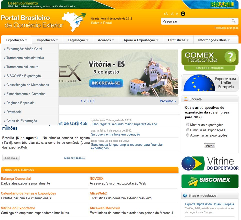 COMÉRCIO EXTERIOR BRASILEIRO MAIO 2011 Portal