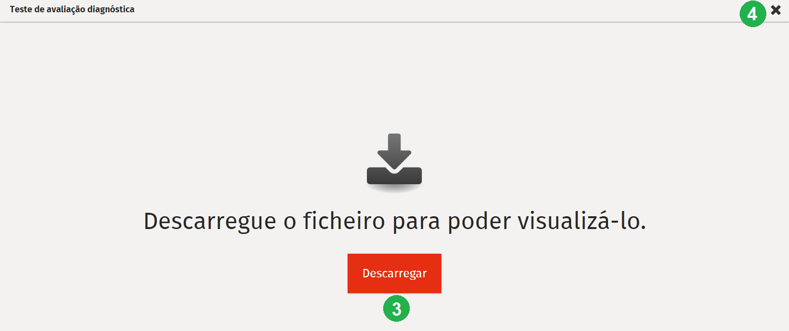 4.1. Aceder a um recurso Para aceder a um recurso do Dossiê: 1. Clicar para aceder aos conteúdos dos temas e subtemas; 2. Clicar para abrir um recurso.