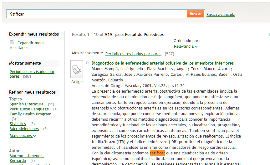 RB3 Carácter coringa r?