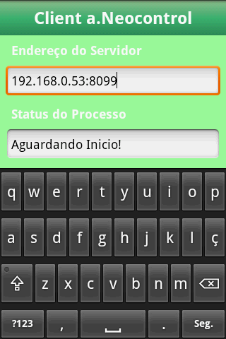 3. O processo pode ser executado em um tempo máximo de 30 segundos, caso contrário o aplicativo será iniciado no modo automação. 4. O endereço do servidor poderá ser encontrado de forma automática.