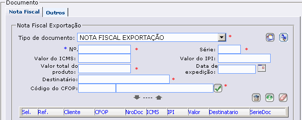 Botões relativos a este grupo Imagem Pesquisar Cliente Botão limpar Botão Incluir Botão Alterar Pesquisa se os dados do cliente já foram cadastrados previamente no Banco de Dados.