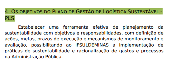 Secretaria de Logística e Tecnologia da Informação Objetivo Geral (Os objetivos gerais são mais amplos, de longo alcance, são as contribuições que se deseja oferecer com a