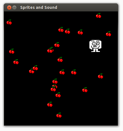 Figura 3: Modelo de execução utilizando sprites e sons no jogo.