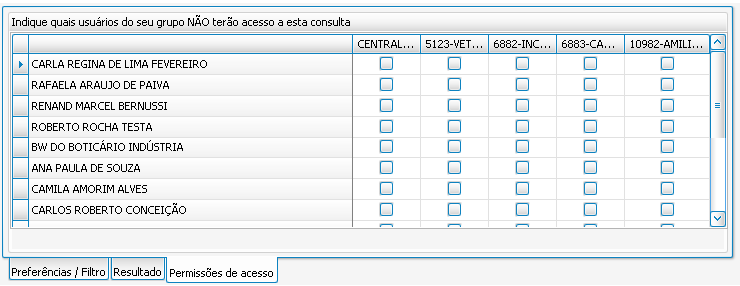 figura 07- Resultado de Posição de Estoque Os resultados podem ser impressos ou exportados para Excel ou outros formatos como PDF e HTML.