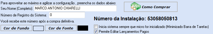 Novidades Versão 3.0 (Venda) 28 10- Correção na Impressão de Recibo.