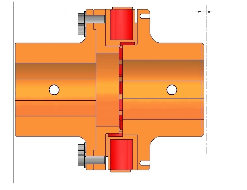 ALINHAMENTO 13 Desalinhamentos Admissíveis Z1 α Henflex HDF Z2 Angular - X + X Y Radial Axial Tabela de Desalinhamentos Admissíveis HDF Desalinhamento 220 270 330 380 430 480 540 590 640 690 750 850