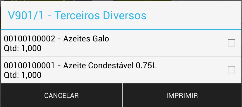 Consultar Stock Esta opção está sempre disponível e permite ao utilizador consultar o stock de um artigo.