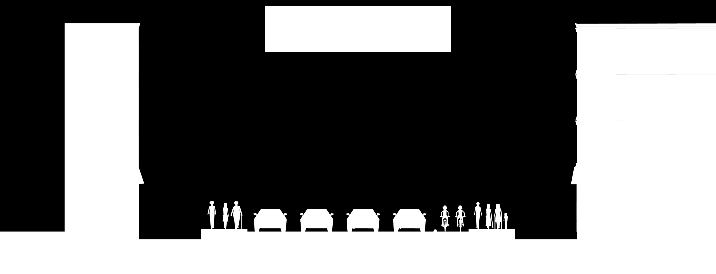 Exemplo de Projeto -Em vias onde não há espaço para inserção de ciclovia, é necessário estreitar a faixa de rolamento para criação de ciclofaixa.