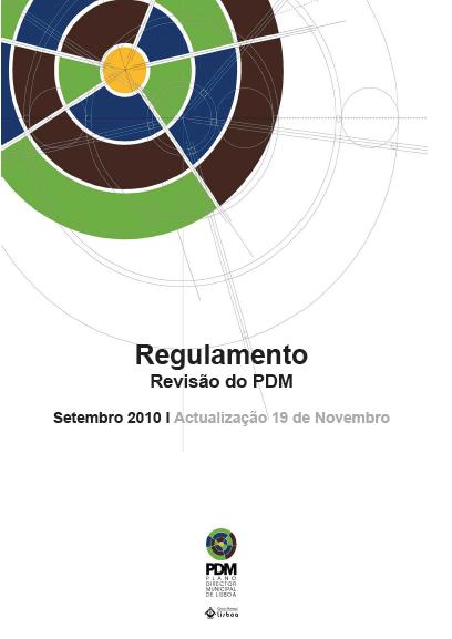 Parâmetros das Redes Estruturantes PDM PDM Lisboa