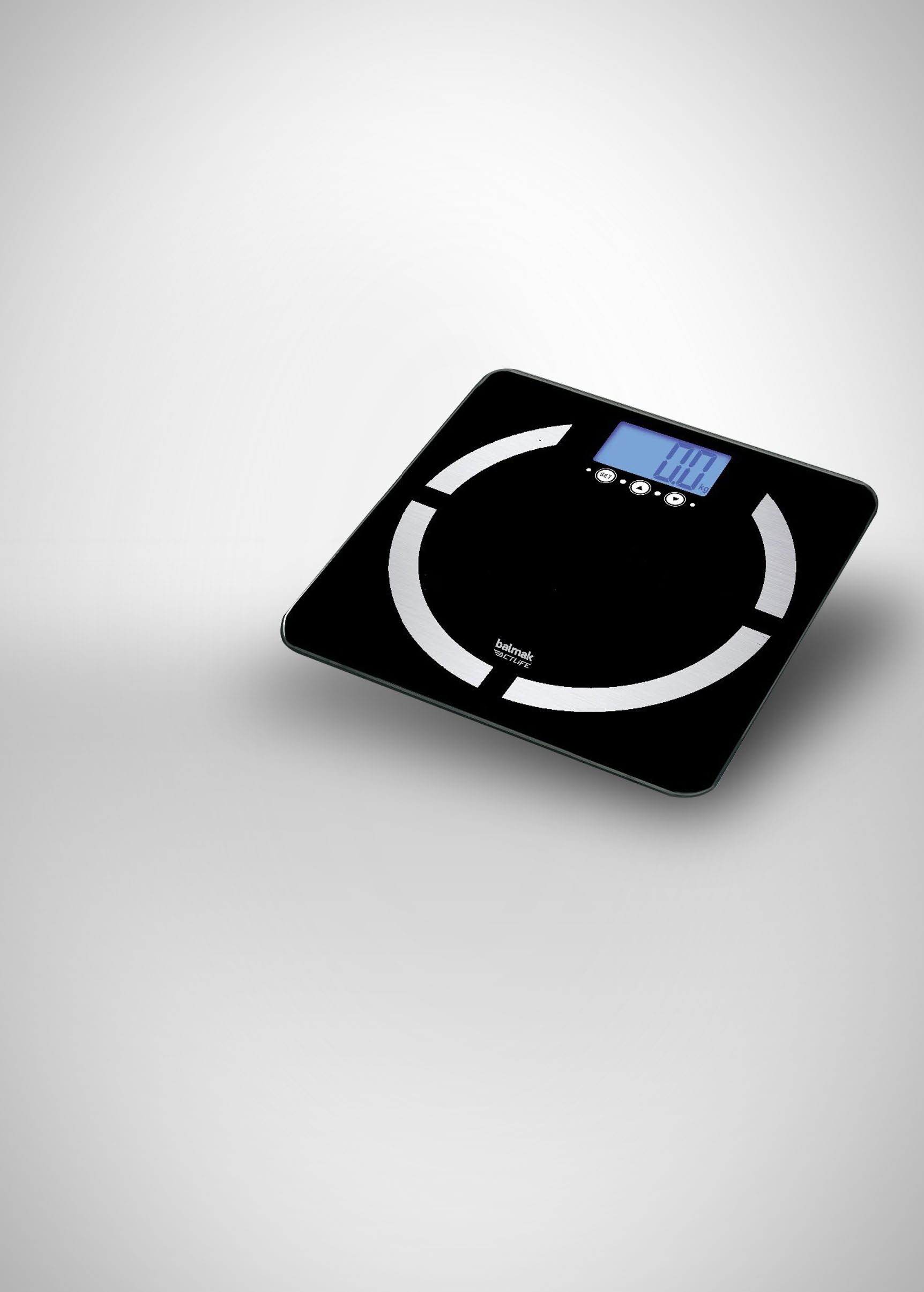 SLIMTOP-180 Balança digital de análise corporal, para pesagem e medição do percentual de Gordura, Massa Muscular, Massa Óssea e Água