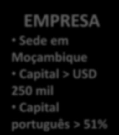 2.2.2 - Modalidades e Critérios de Financiamento do InvestimoZ Modalidade 3: Empréstimos para participações em Moçambique