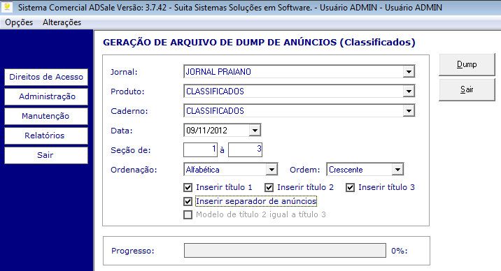 10.7 Reverter geração de arquivo de cobrança Microsiga Rotina utilizada para reverter a rotina de geração de arquivo para cobrança Microsiga.