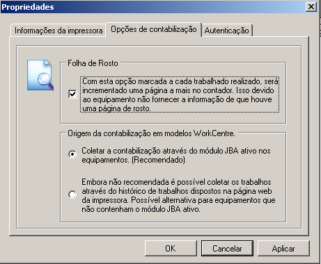 MDS04 4... Aba Opções de Contabilização Através desta aba são configuradas as opções de contabilização.