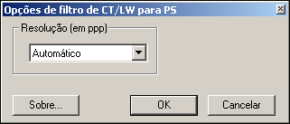FILTROS DO HOT FOLDERS 58 Uso do filtro CT/LW para PostScript O filtro CT/LW aceita diversos arquivos CT (Contone) e LW (Line Work) e um arquivo FP (Final Page).