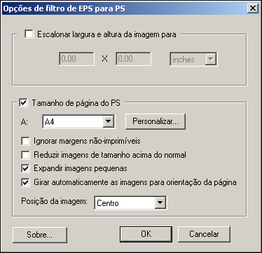 FILTROS DO HOT FOLDERS 60 Uso do filtro EPS para PostScript O filtro EPS para PostScript aceita todos os arquivos EPS.