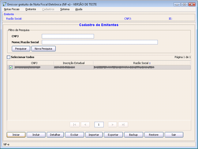 2 - Para fazer e importação do arquivo.txt ao SEFAZ: A) Entre no sistema do SEFAZ.