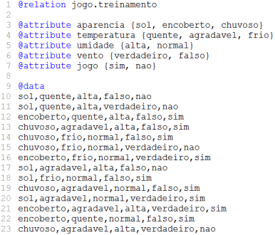 Discretização Normalização Seleção de atributos Transformação e combinação de atributos,... 7 8 Arquivos de entrada: ARFF, CSV, C4.