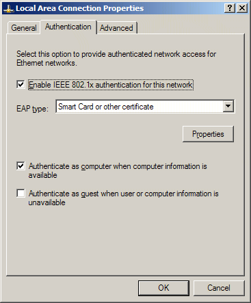 IEEE 802.1x Segurança na LAN 802.