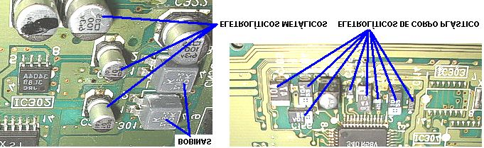 Resistores, capacitores e jumpers SMD Os resistores têm 1/3 do tamanho dos resistores convencionais. São soldados do lado de baixo da placa pelo lado das trilhas, ocupando muito menos espaço.