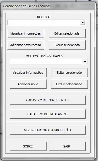 A otimize desenvolveu, concomitantemente ao andamento da consultoria, uma nova planilha para agregar as fichas técnicas com o intuito de ser mais amigável ao cliente.