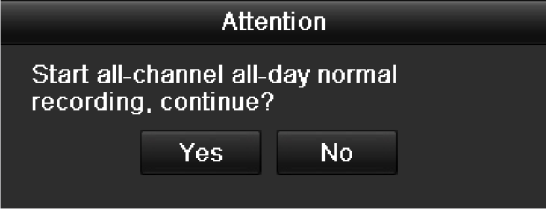 2. Clique no submenu Start Recording (Iniciar gravação) e seleccione o modo de gravação Normal Record (Gravação normal) ou Motion Detection Record (Gravação por detecção de movimento). 3.