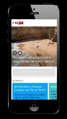 UMA NOVA PRESENÇA DIGITAL A TVI24 inova no universo digital disponibilizando um novo site e uma nova app.